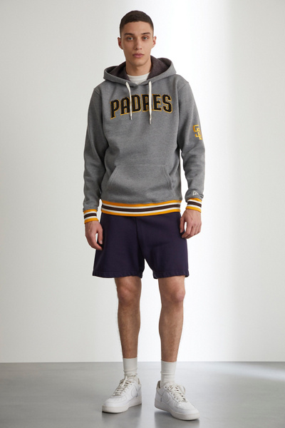 Chemise New Era MLB San Diego Padres Pour Femme – Marron Et Jaune, Taille L