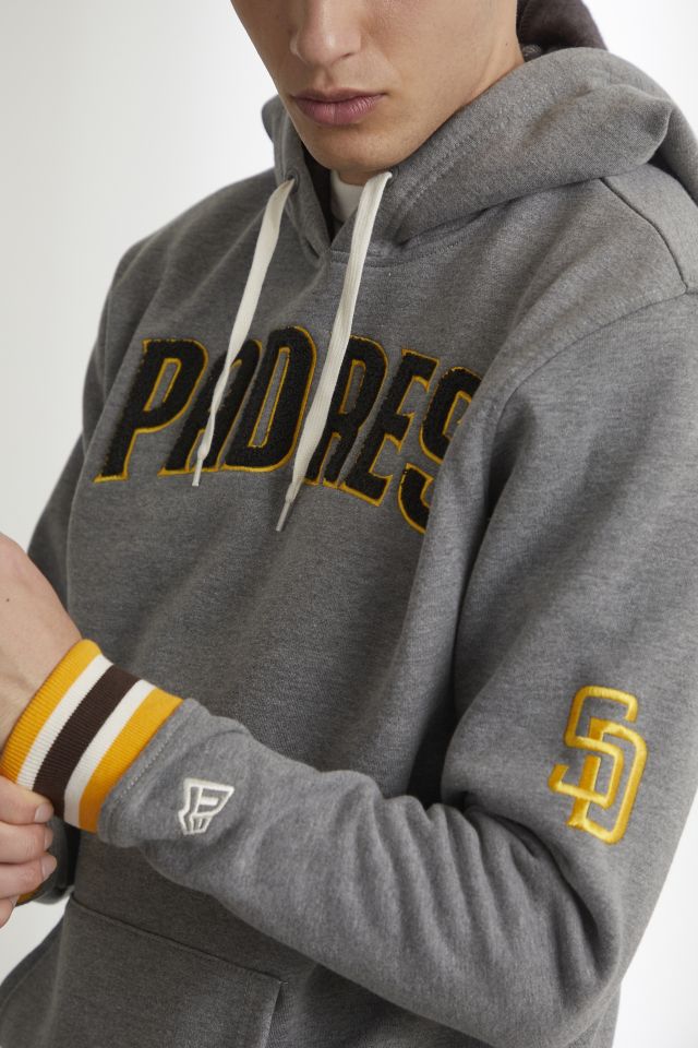 San Diego Padres New Era City Transit Pullover Hoodie - Brown