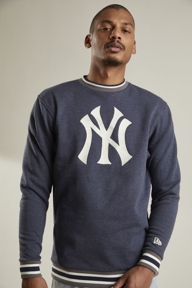 New York Yankees MLB Heritage Grey Crew Neck Sweatshirt