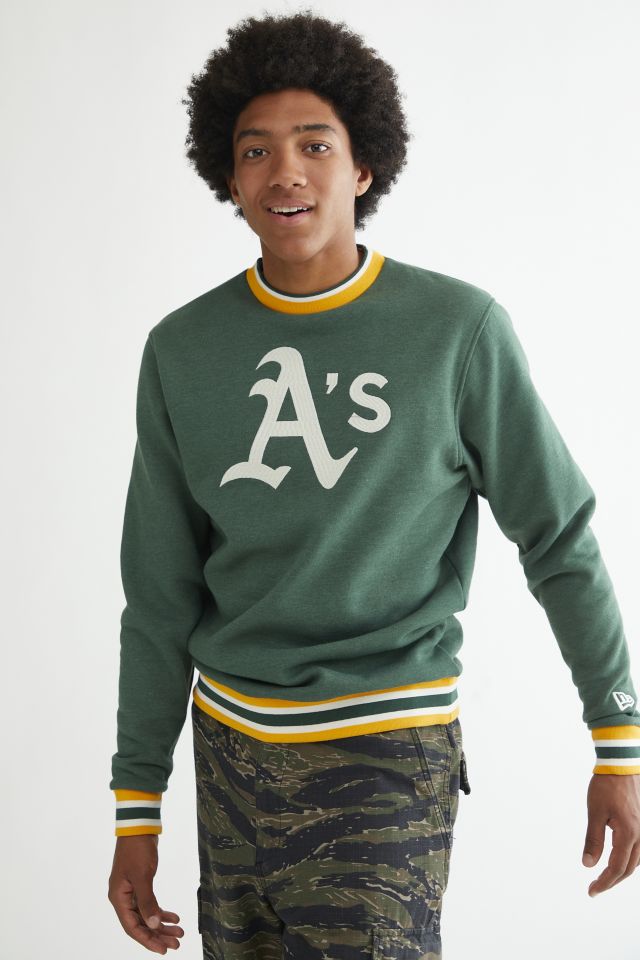 New Era Oakland Athletics Retro Crew Neck Sweatshirt