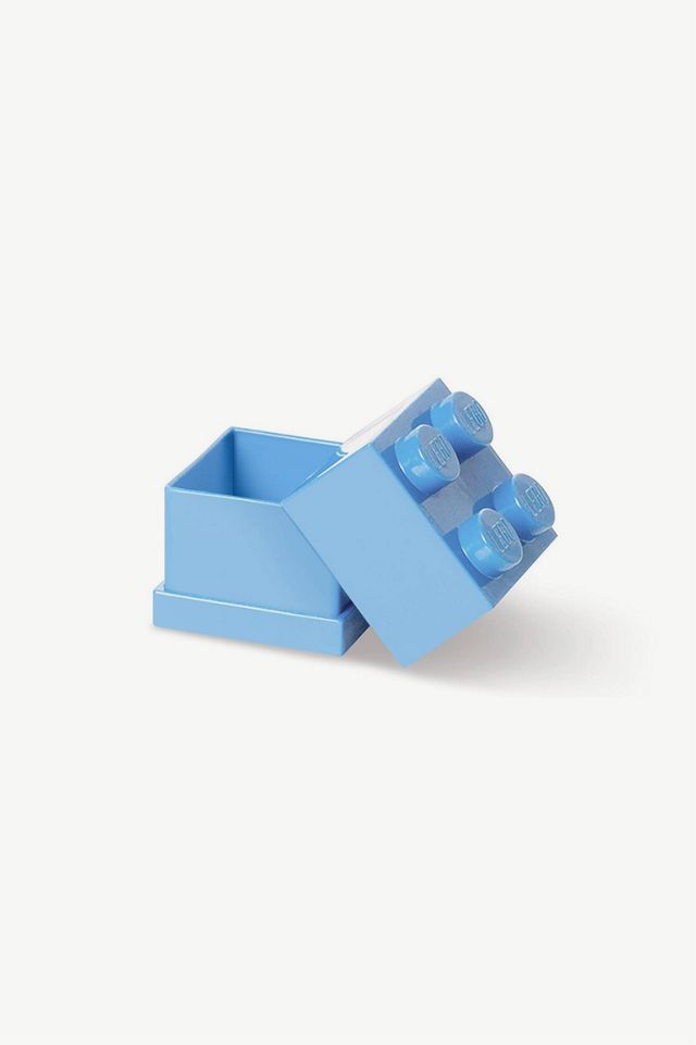udslettelse Kreta antyder LEGO Light Blue Mini Storage Box 4 | Urban Outfitters