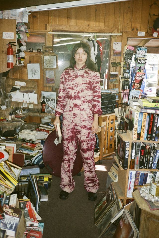 KkCo X Urban Renewal Vintage Pink Dye Tech Coverall | Urban Outfitters