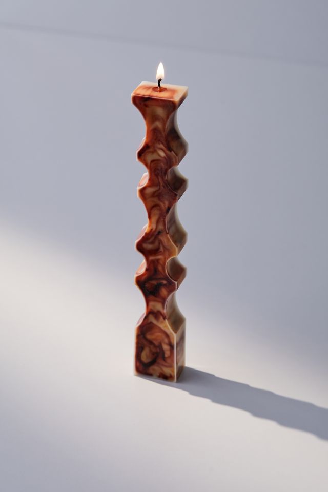 Yui Brooklyn Squiggle Shaped Taper Candle #1