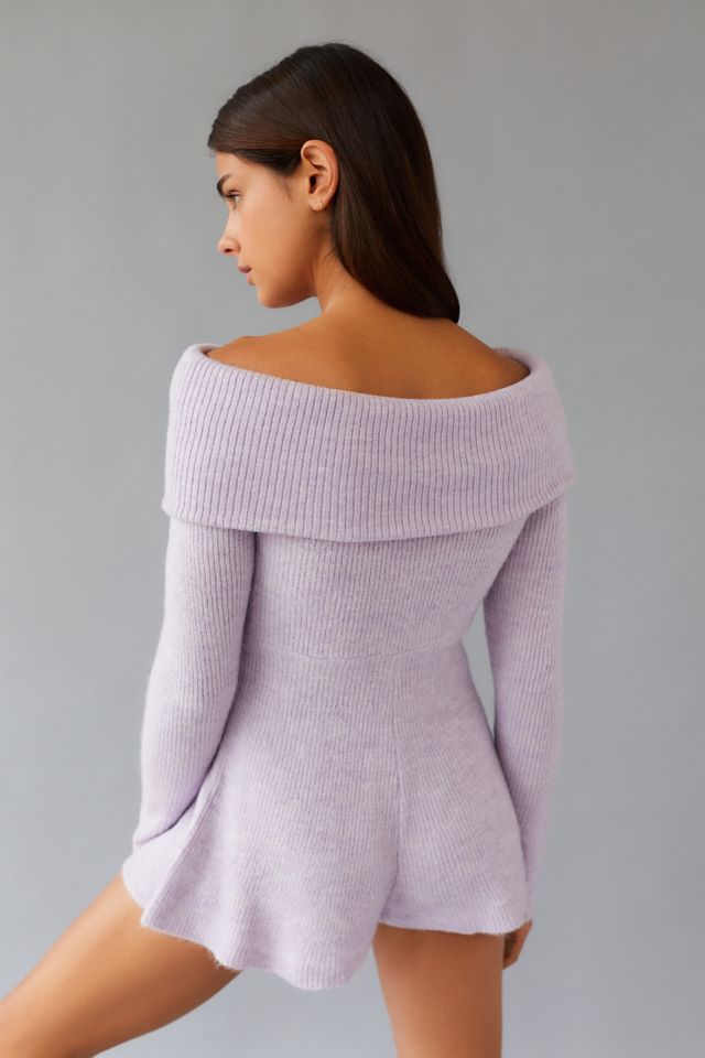 UO Grace Off-The-Shoulder Romper #1