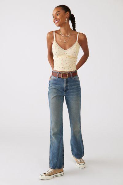 Wrangler Westward 626 High-Waisted Bootcut Jean - Peach Tint | Urban  Outfitters