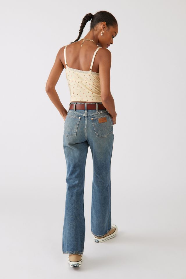 Wrangler Westward 626 High-Waisted Bootcut Jean - Peach Tint | Urban  Outfitters