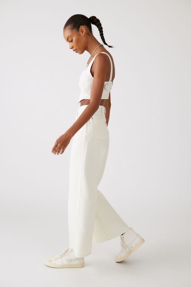 Wrangler Worldwide Wide Leg Jean - Vintage White #2