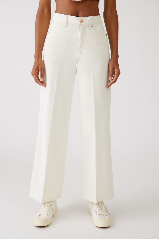Wrangler Worldwide Wide Leg Jean - Vintage White #3