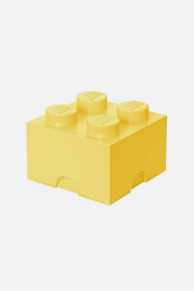 yellow lego storage