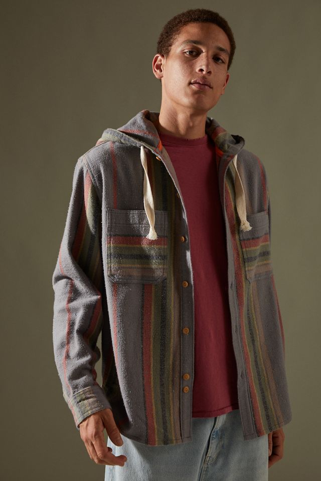 BDG Speckled Blanket Hooded Overshirt | Urban Outfitters