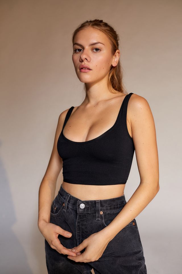 Urban Outfitters Out From Under Saturn Seamless Cutout Bra Top