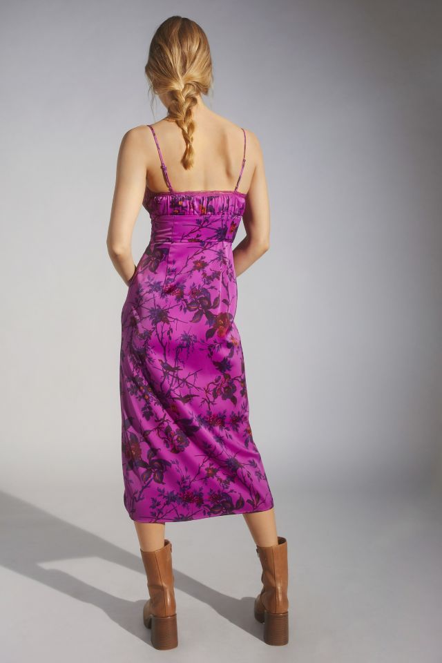 Robe Mi-Longue UO Audrey Détail en Dentelle #1