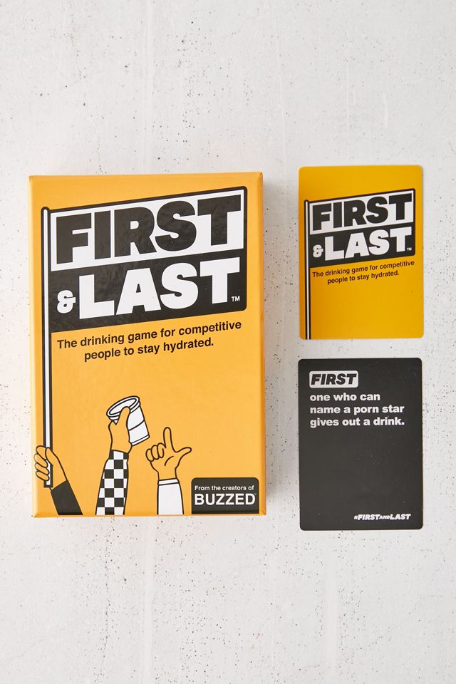 First And Last Party Game | Urban Outfitters