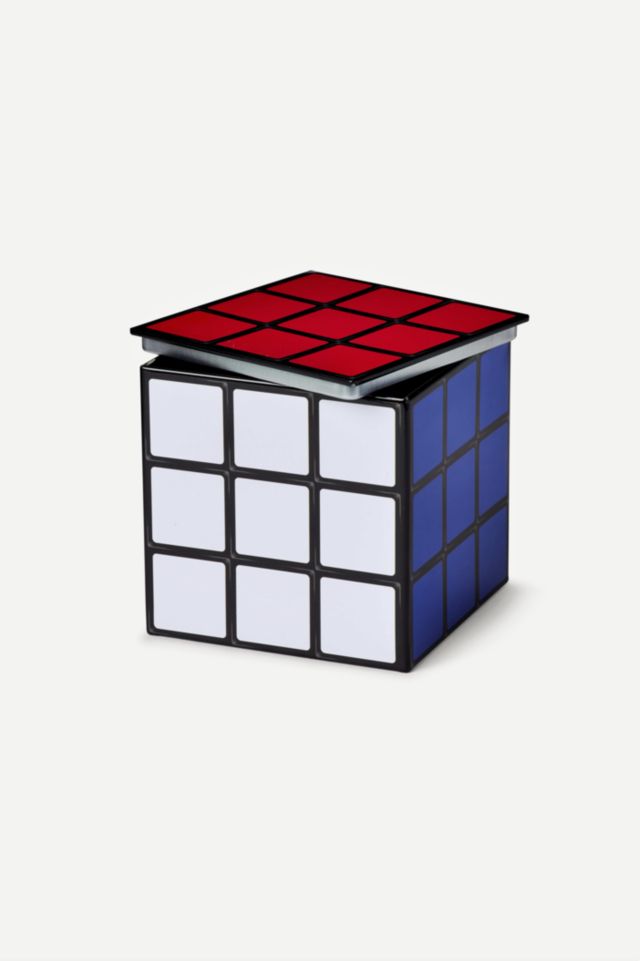 Puzzle Cube 4 x 4 Inch Tin Storage Stash Box #1