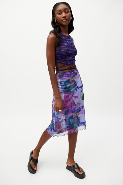 urban outfitters purple skirt