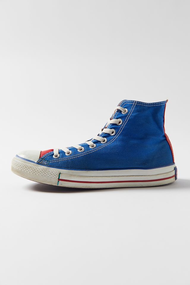Vintage Converse Red White & Blue High Top Sneaker #1