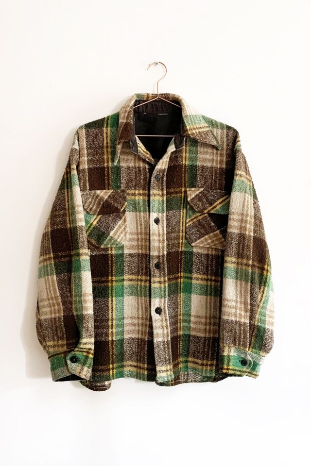 Vintage Work Plaid Shirt Jacket | Urban Outfitters