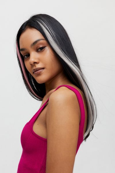 Inh Hair Hi-lite Clip-in Hair Extension In Grey