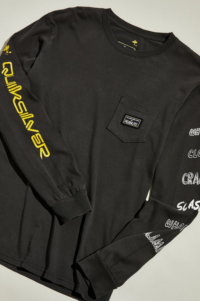 Quiksilver X Peanuts Expressions Long Sleeve Tee Urban Outfitters
