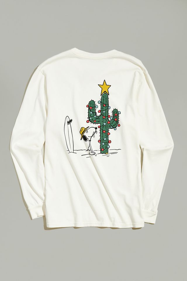 Quiksilver X Peanuts Holiday Long Sleeve Tee Urban Outfitters