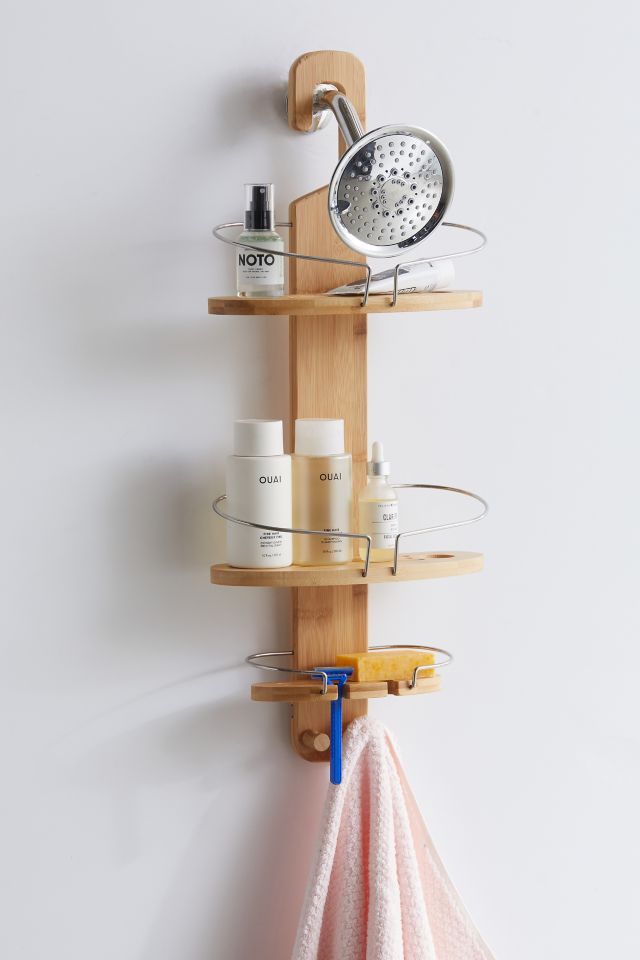Bamboo Shower Caddy Urban Outfitters
