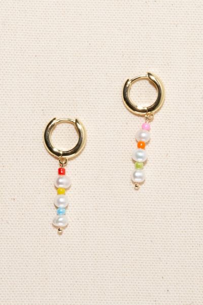 Joey Baby Amber Earrings In Rainbow