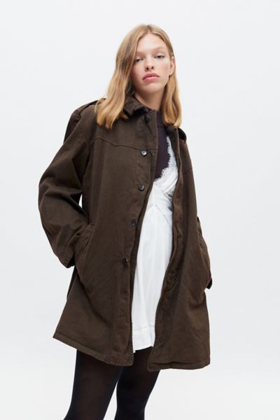 Urban Renewal Vintage Oversized Overdyed Surplus Jacket | Urban Outfitters