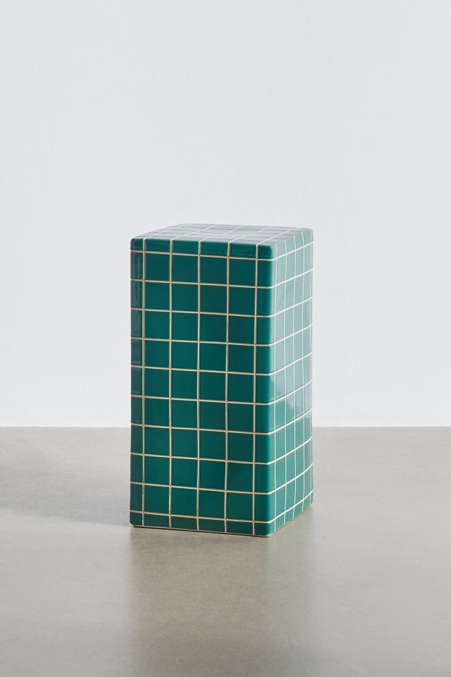 Tall Tiled Indoor/Outdoor Side Table #2