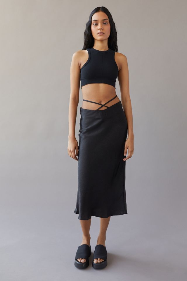 Satin skirt shop urban outfitters