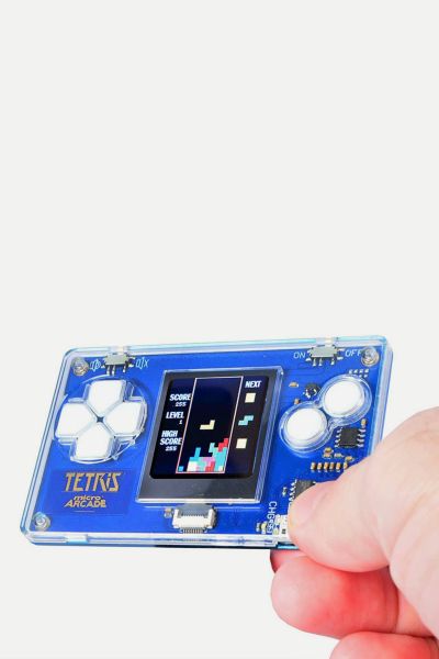 Micro Arcade Tetris Miniature Video Game