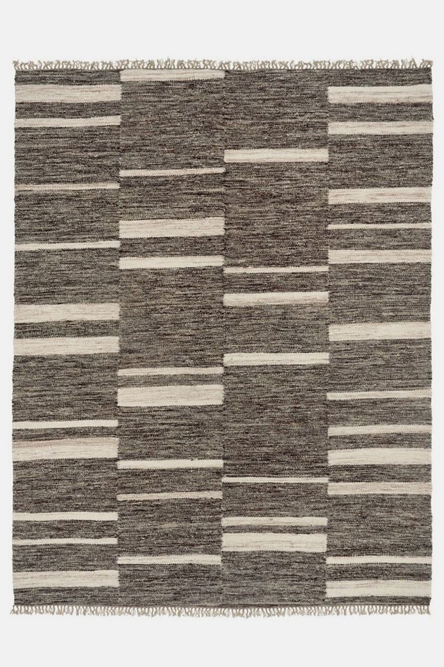 Revival Rune Flatweave Panel Wool Rug Urban Outfitters
