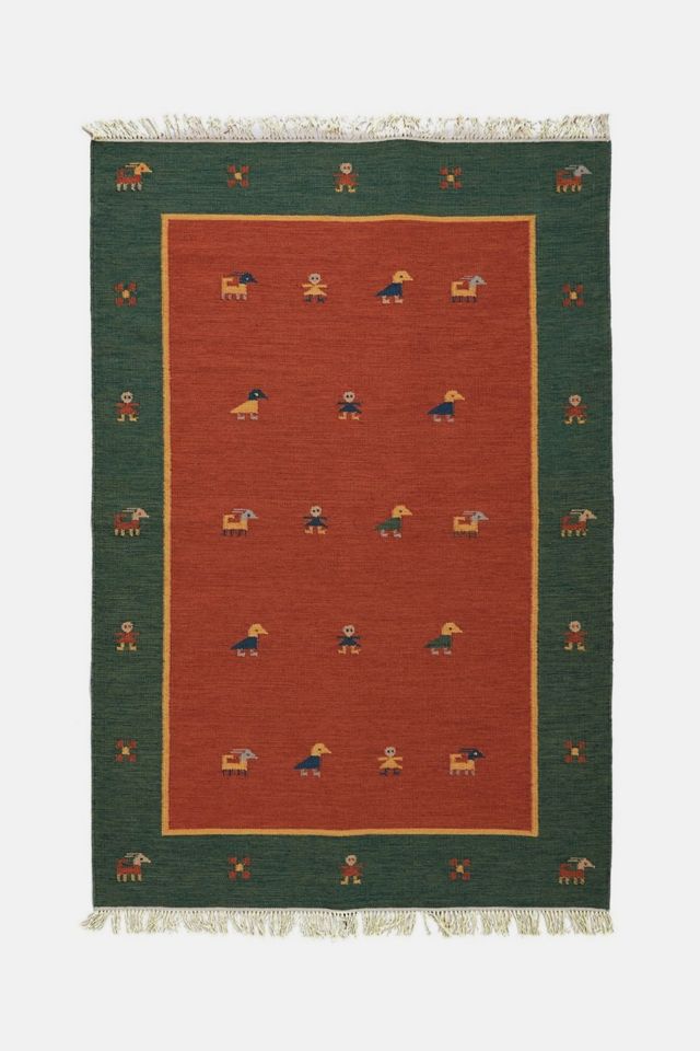 Revival Kres Flatweave Rug Urban Outfitters