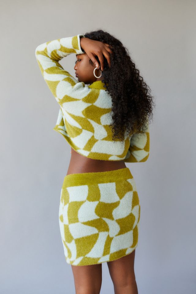 UO Kenzi Cardigan & Sweater Skirt Set #4