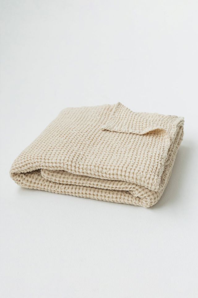 MagicLinen Waffle Throw #1