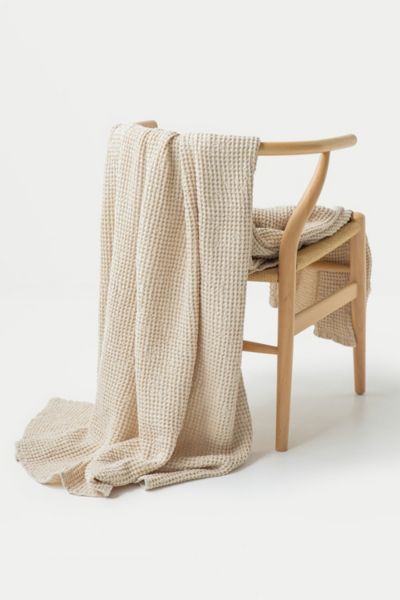 MagicLinen Waffle Throw