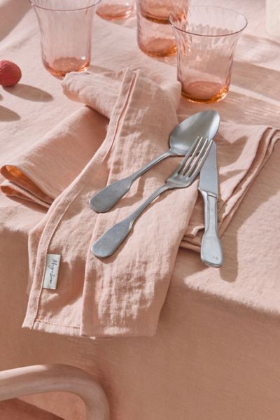 MagicLinen Napkin Set in Olive Green at Urban Outfitters