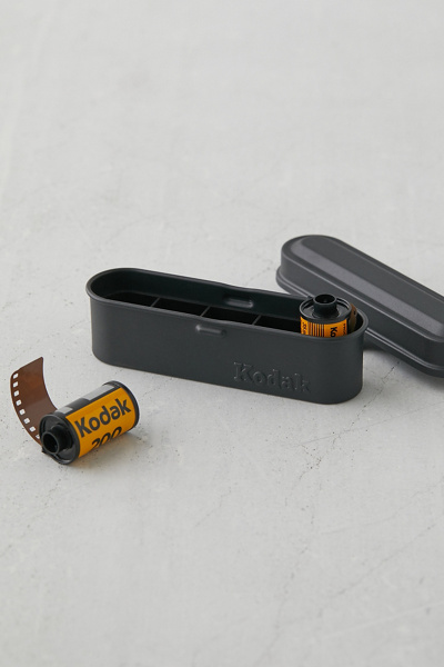 KODAK Film Case For 5 Rolls Of 35mm Film - Compact Retro Steel Storage Container (Film Not Included)