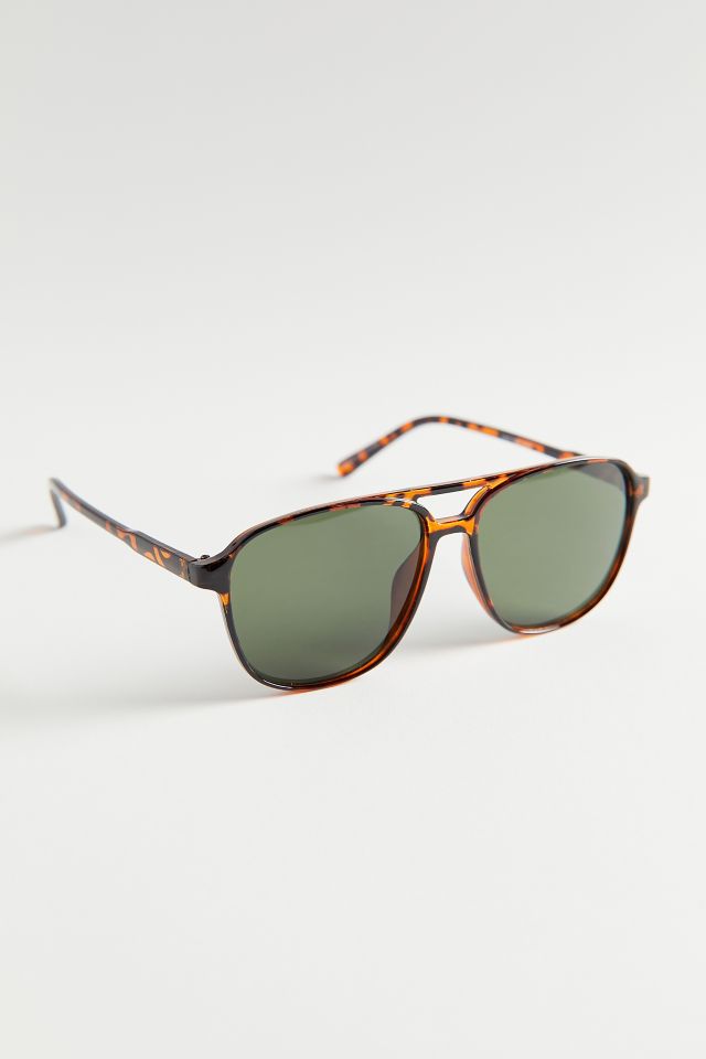 Florence Plastic Aviator Sunglasses | Urban Outfitters
