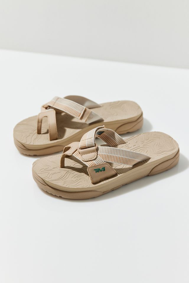 Teva Sandals Mens SZ 12 Beige Revive 95 Slide Outdoor Gorpcore Hiking Flat Shoes Teva Sandals Mens SZ 12 Beige Revive 95 Slide Slip On  main image 2