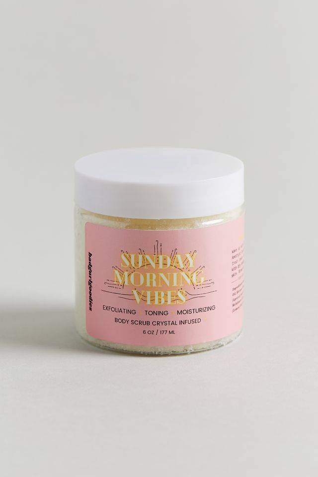 badgurlgoodies Sunday Morning Vibes Crystal-Infused Body Scrub #1
