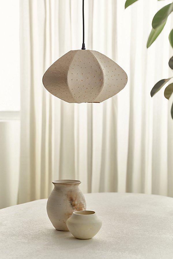 Urban Outfitters Ines Pendant Light Shade In Cream