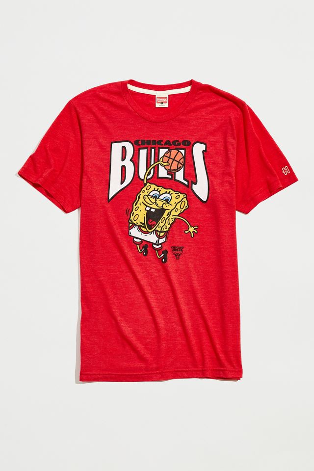 HOMAGE X SpongeBob SquarePants X NBA Chicago Bulls Tee #1