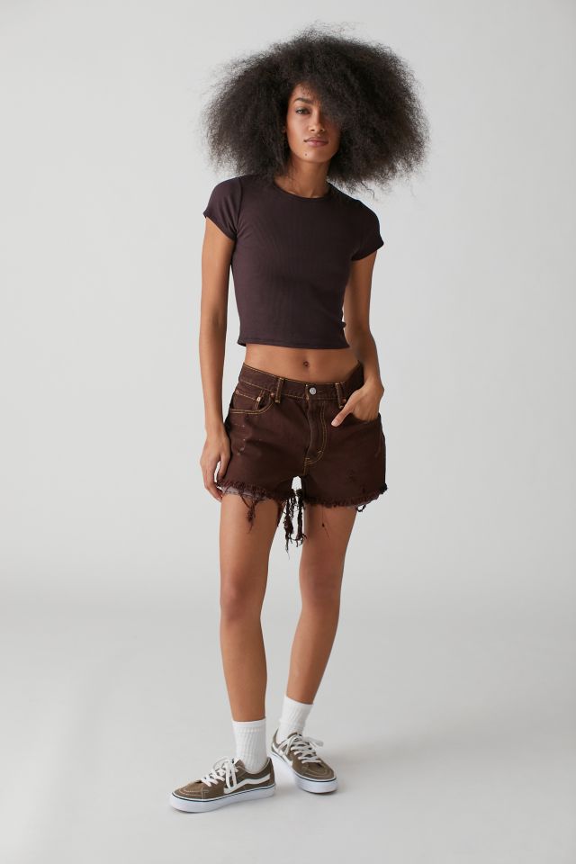 Urban Renewal Remade Levi's Low-Rise Slouchy Denim Short #3