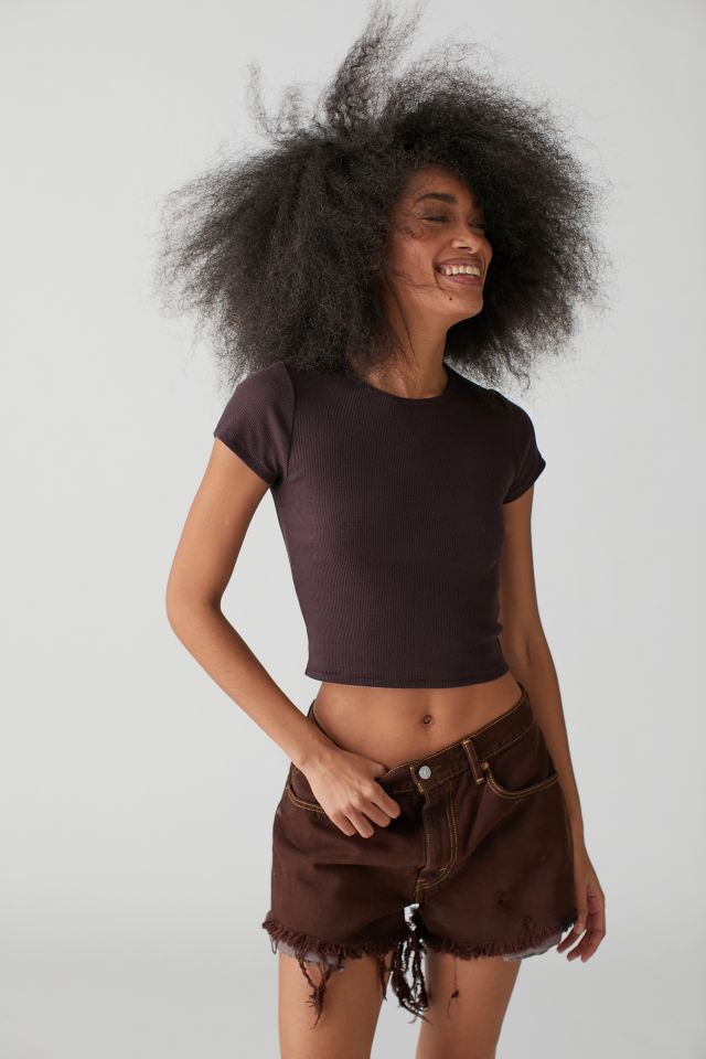 Urban Renewal Remade Levi's Low-Rise Slouchy Denim Short #4