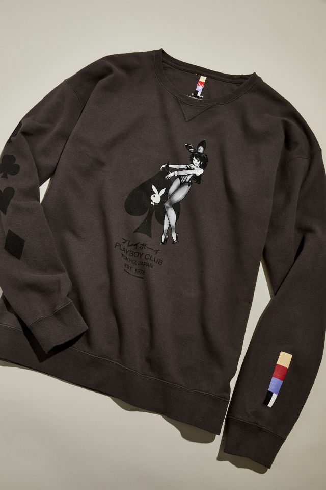 Playboy Ace Of Spades Crew Neck Sweatshirt | Urban Outfitters