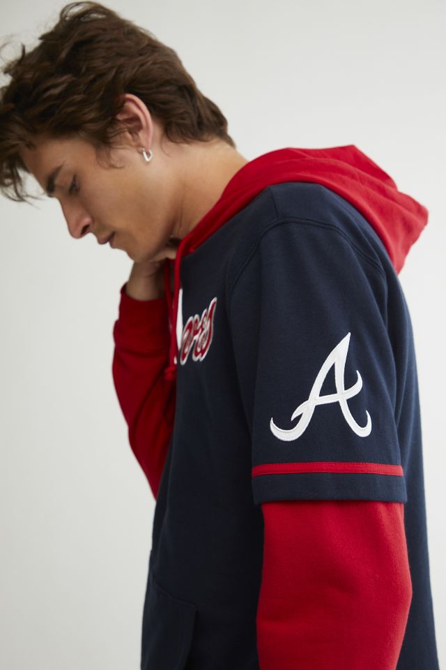 Atlanta Braves Men's 47 Brand Cooperstown Cream Shortstop Pullover