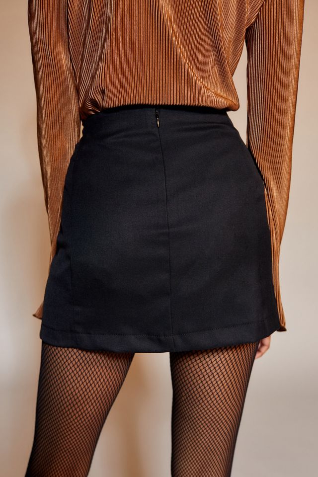UO Jagger Button-Front Mini Skirt #2