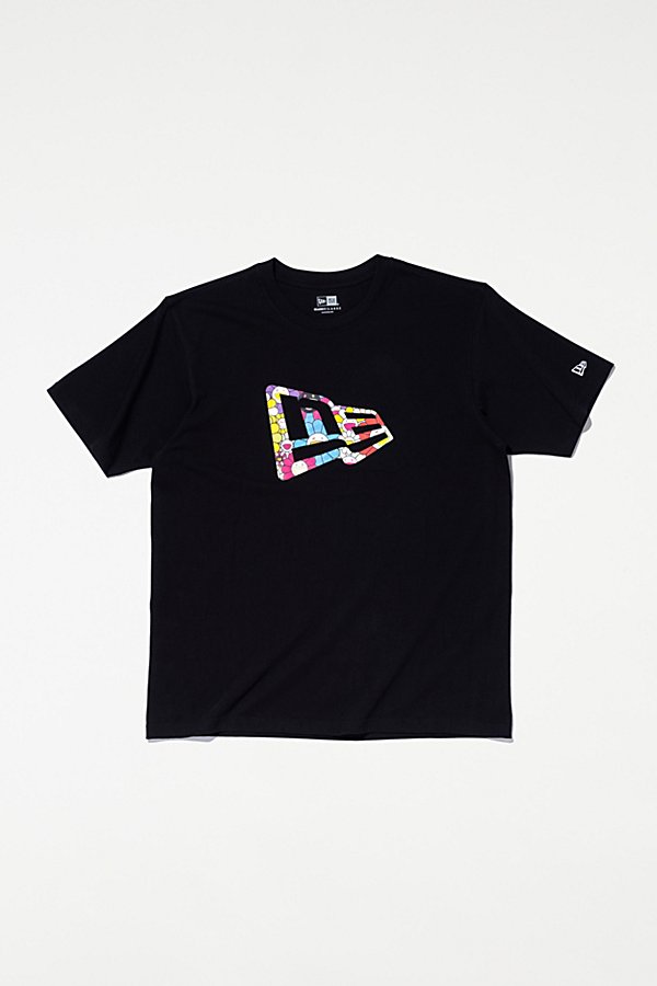 New Era Takashi Murakami Logo Printed T-shirt In Black | ModeSens