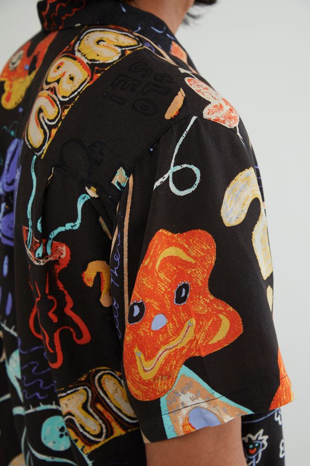 UO Doodle Print Camp Shirt #4