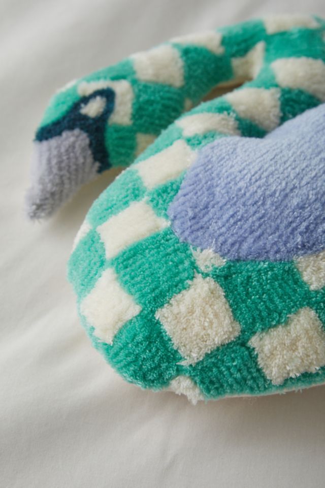 Swan Tufted Throw Pillow #2